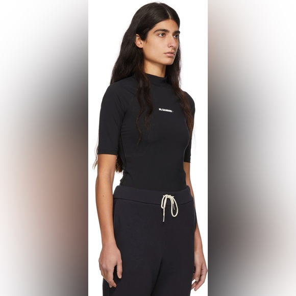 Jil Sander Black Rash Guard T-shirt - Picture 2 of 3